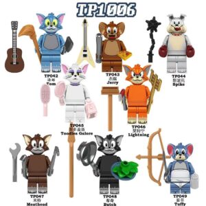 TP1006 Cat and Mouse Tom and Jerry Minifigures Fit Lego