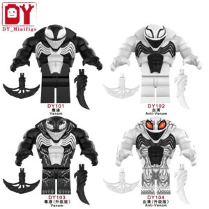 D101-104 Marvel Venom Minifigures - DY_Minifigs, Fits LEGO
