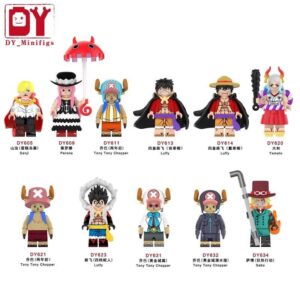 One Piece Luffy Chopper Minifigures Fit Lego D66 DY_Minifigs