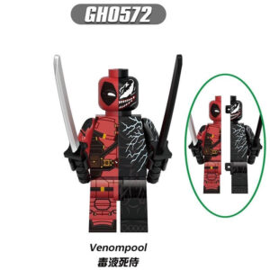 Minifigures GH0572 Deadpool& Wolverine Venompool DC XINH Super hero Fit Lego
