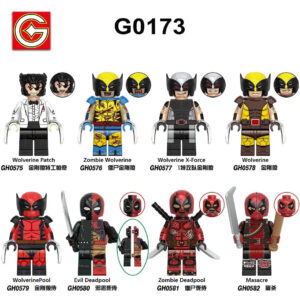 Minifigures G0173 Deadpool& Wolverine DC XINH Super hero Fit Lego