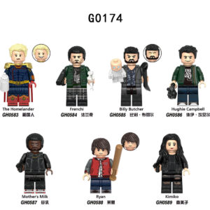 Minifigures G0174 black pantherpicket Ryan Kimiko Compatible LEGO