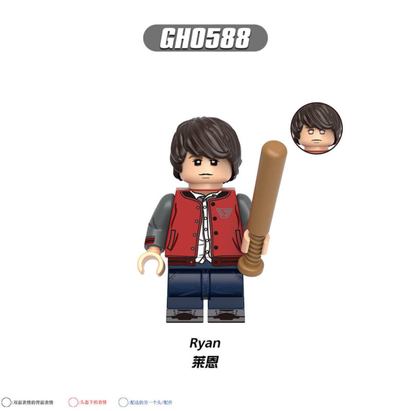 Minifigures GH0588 black pantherpicket Ryan Kimiko Fit Lego
