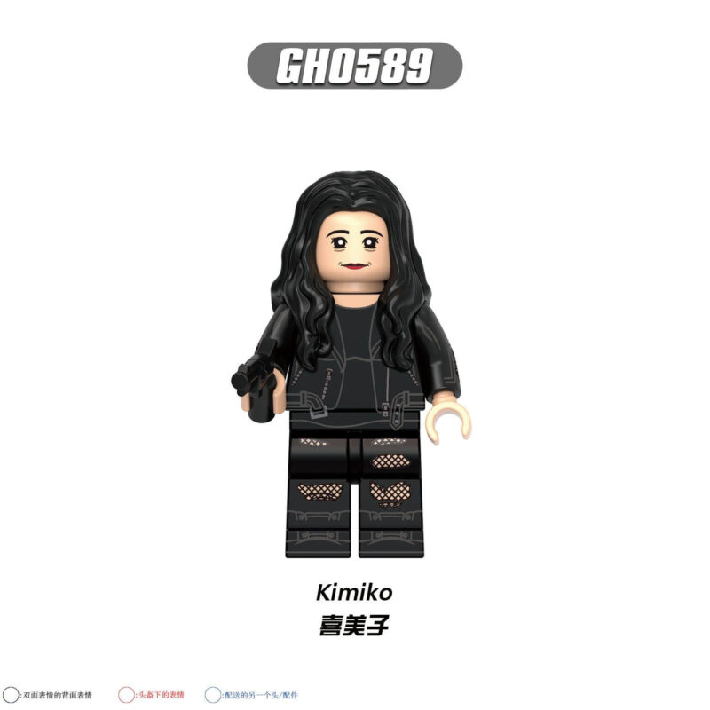 Minifigures GH0589 black pantherpicket Ryan Kimiko Compatible LEGO