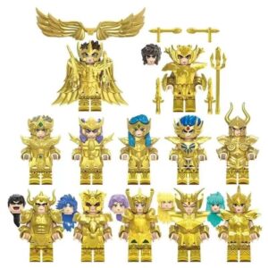 Gold Saint Seiya Minifigures Fit Lego