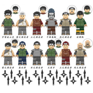 Naruto Uchiha Shisui Inuzuka Kiba Minifigures Fit Lego KDL804