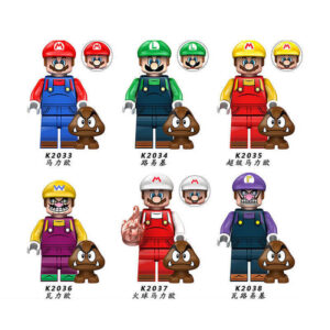 Minifigures KDL805 Super Mario game Minfigs KDL Minfigs Fit Lego