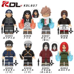 Naruto Hatake Kakashi Uchiha Obito Minifigures Fit LEGO | Naruto KDL | KDL807