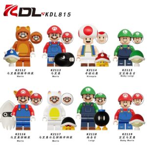 KDL815 Mario Minifigures Game Minfigs Fit LEGO | KDL Minfigs