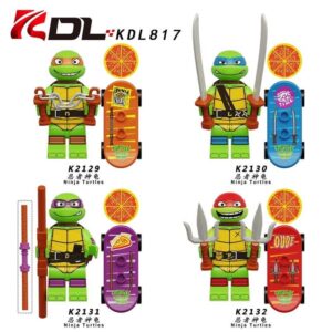 KDL817 Teenage Mutant Ninja Turtles Minifigure - KDL Minifigs, Fits LEGO