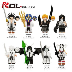 K824 BLEACH Zaraki Kenpachi Kurosaki Ichigo Minifigures Fit LEGO | BLEACH KDL Minfigs