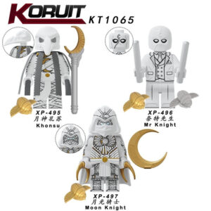 KT1065 Moon Knight Luna God Khonsu Minifigure - Marvel Minifigs by KORUIT, Compatible with LEGO