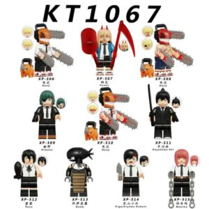 Chainsaw ManDenji Makima Hayakawa Minifigures KT1067 Chainsaw Man KORUIT Fit Lego