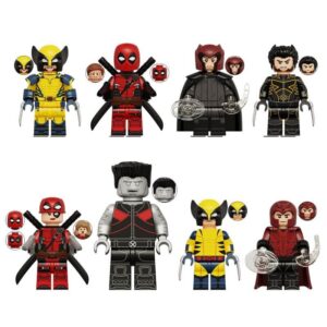 KT1076 Minifigures Deadpool & Wolverine Marvel Minfigs KORUIT Superhero Fit LEGO