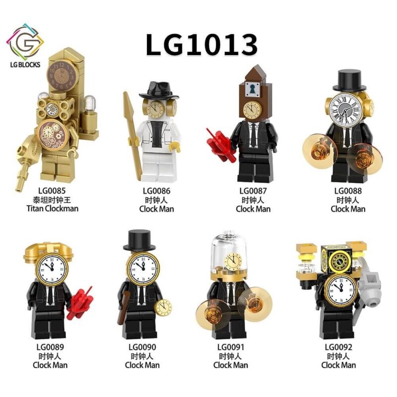 LG1013 Titan Clockman Minifigures Compatible LEGO