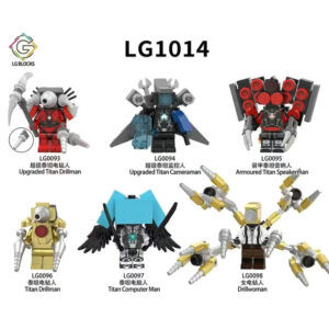 Minifigures LG1014 SkibidiToilet Titan Drillman Skibidi Toilet Fit Lego