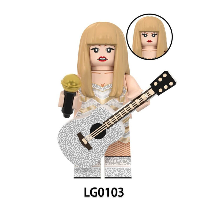 LG0103 Female Singer Taylor Swift Minifigures Compatible LEGO
