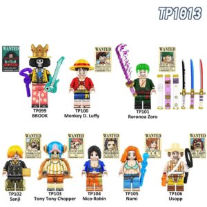 TP1013 One Piece Luffy Chopper Robin Minifigures Fit Lego