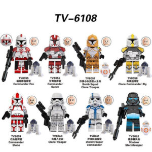 Star Wars Minifigures Commander Fox TV6108 Compatible Lego