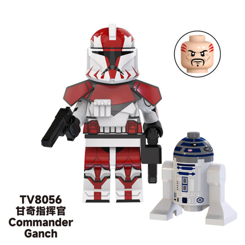 Star Wars Minifigures Commander Fox TV8056 Fit Lego