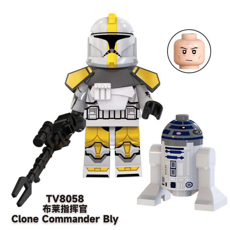 Star Wars Minifigures Commander Fox TV8058 Fit Lego