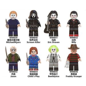 Halloween Series Scream Killer Minifigures WM6075 Fit Lego