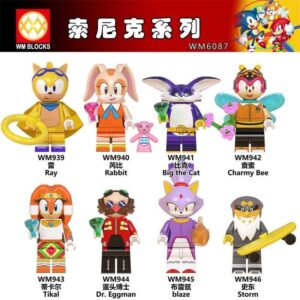 Sonic SeriesRabbit Tikal Storm Minifigures WM6087 game Minfigs WM BLOCKS Compatible LEGO