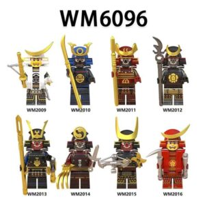 Japanese Samurai Minifigures WM6096 WM BLOCKS Fit Lego