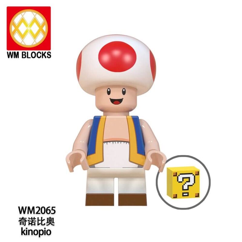 Mario Kinopio BigKoopa Minifigures WM2065 game Minfigs WM BLOCKS Fit Lego