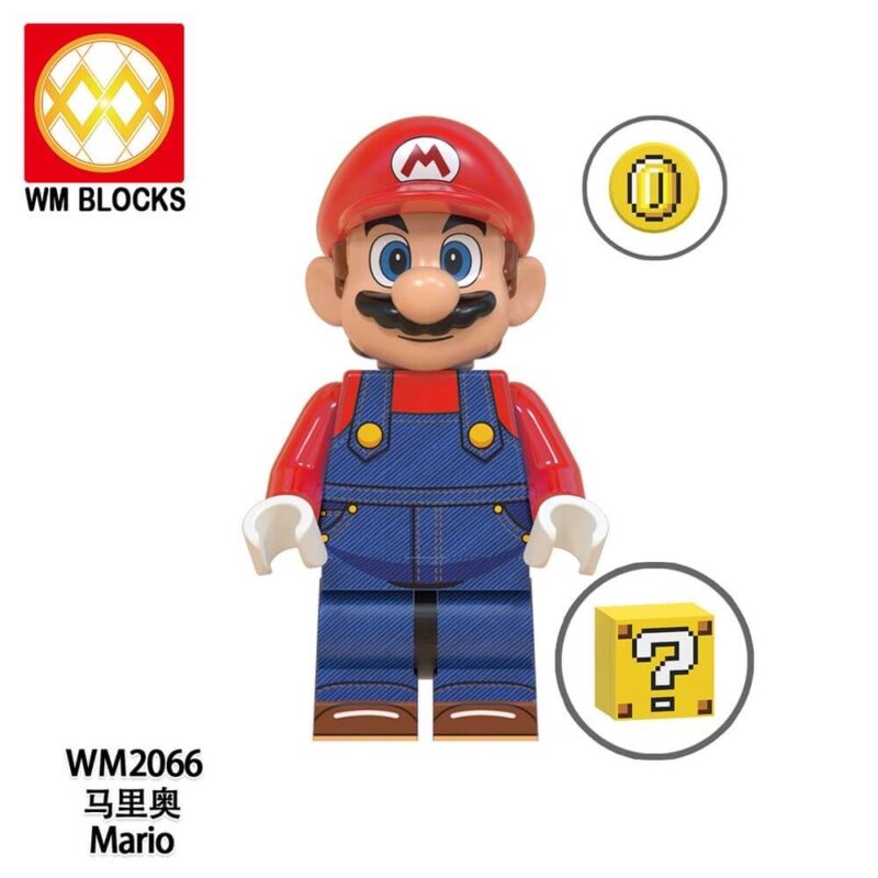 Mario Kinopio BigKoopa Minifigures WM2066 game Minfigs WM BLOCKS Compatible LEGO