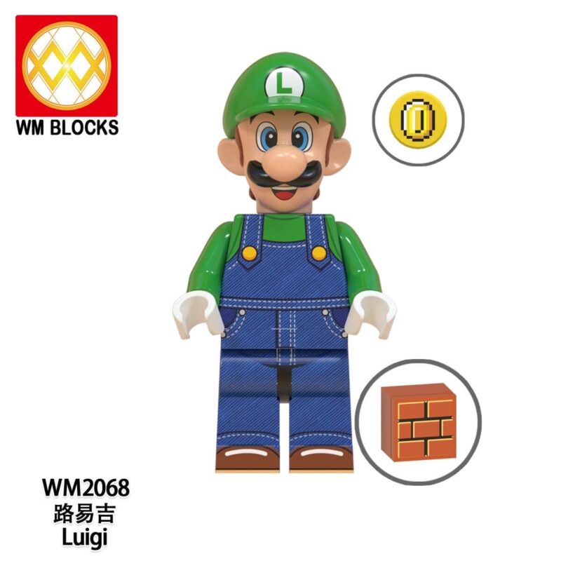 Mario Kinopio BigKoopa Minifigures WM2068 game Minfigs WM BLOCKS Compatible LEGO