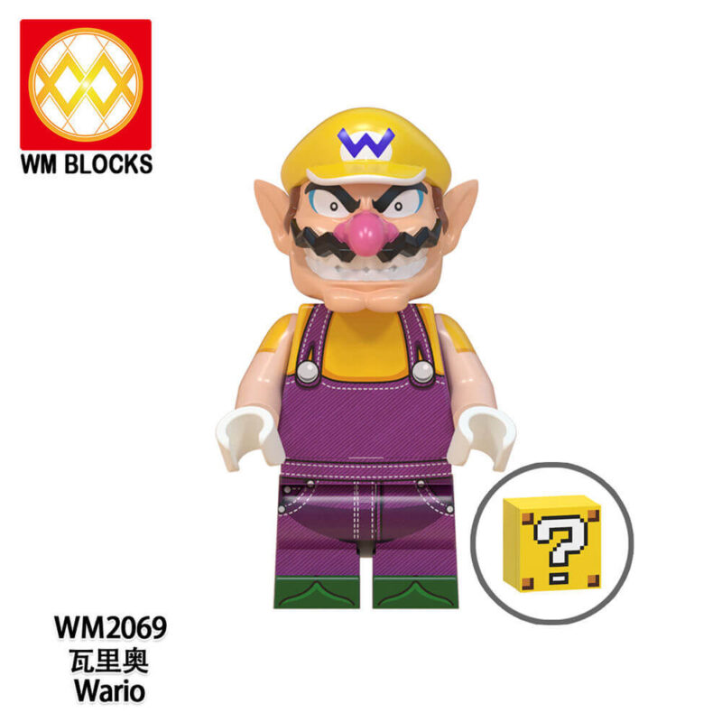 Mario Kinopio BigKoopa Minifigures WM2069 game Minfigs WM BLOCKS Fit Lego