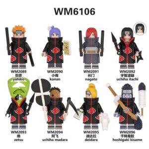 Naruto Dried Persimmon Kisame Minifigures Compatible LEGO WM BLOCKS WM6016 Naruto