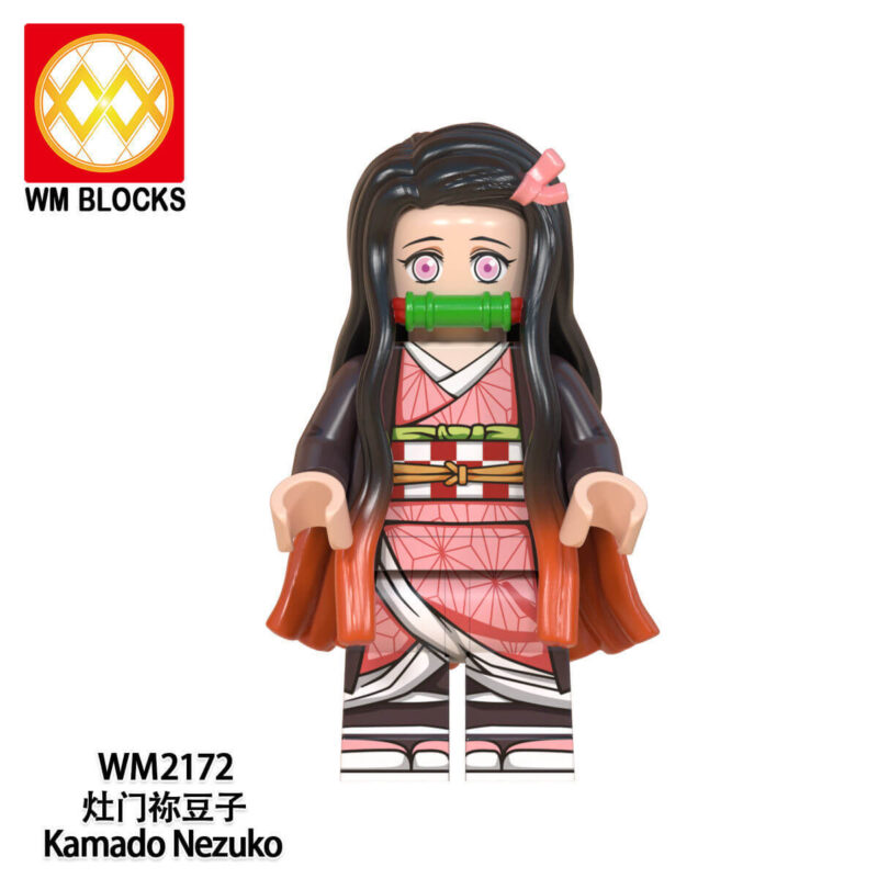 Demon Slayer Kamado Tanjirou Kochou Shinobu Minifigures WM2172