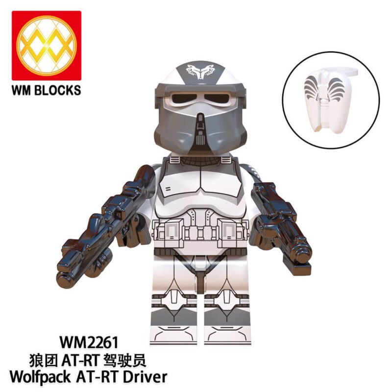 Star Wars Minifigures Compatible LEGO Heavy Infantry Wolfpack Commander Wolfe Minifigures WM2261