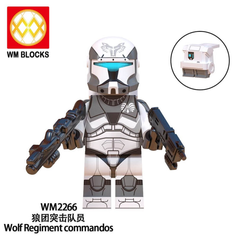 Star Wars Minifigures Fit Lego Heavy Infantry Wolfpack Commander Wolfe Minifigures WM2266