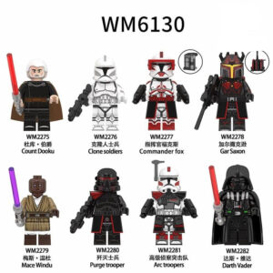 Star Wars Minifigures Compatible LEGO Darth Vader Gar Saxon Minifigures WM6130
