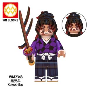 Demon Slayer kamado Tanjirou Kokushibo Douma Minifigures WM2348