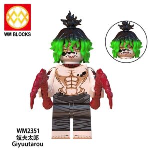 Demon Slayer kamado Tanjirou Kokushibo Douma Minifigures WM2351
