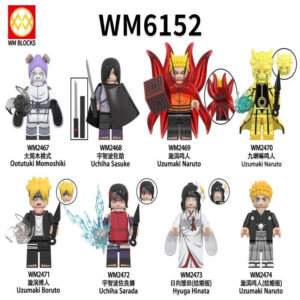 Naruto Minifigures Fit Lego Naruto Uzumaki Naruto Boruto Uzumaki Military Minifigures WM6152