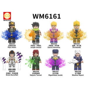 JoJo's Bizarre Adventure Minifigures Fit Lego JOJO WM BLOCKS W6161