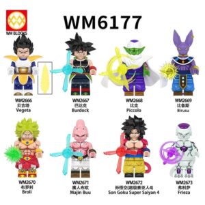 Dragon Ball Son Goku Super Saiyan Minifigures Compatible LEGO Dragon Ball Minifigs W6177