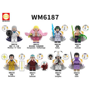 One Piece Kohza Borsalino Minifigures WM6187 One Piece Minifigs WM BLOCKS Fit Lego