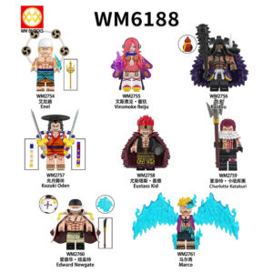 One Piece Enel Kaidou Kozuki Oden Minifigures WM6188 One Piece Minifigs WM BLOCKS Compatible LEGO