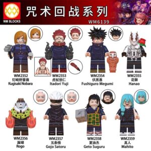 Jujutsu Kaisen Minifigures Fit Lego Gojo Satoru Minifigures WM6139