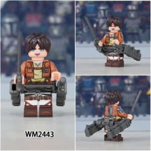 Attack on Titan Levi Mikasa Eren Minifigures WM2443