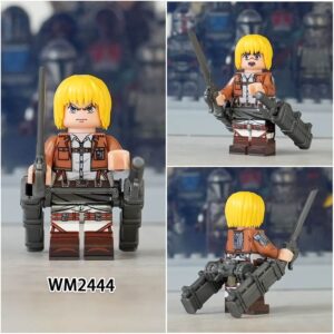 Attack on Titan Levi Mikasa Eren Minifigures WM2444