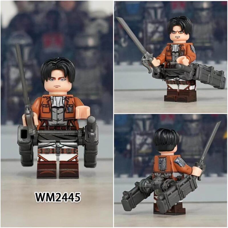 Attack on Titan Levi Mikasa Eren Minifigures WM2445