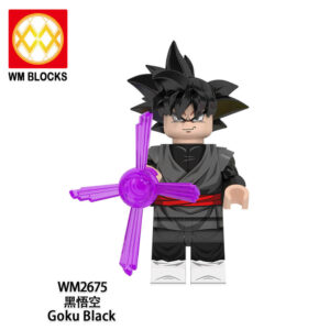Dragon Ball Turtle Master Black Goku Minifigures WM2675