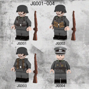 JG001-004 WW II German Minifigures - Military Minifigs WW II, Fits LEGO